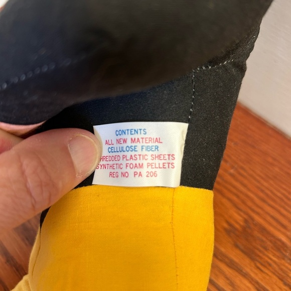 Vintage Plush 1960s Football Player Black Gold 21" Doll Pittsburh Steelers - Picture 9 of 10